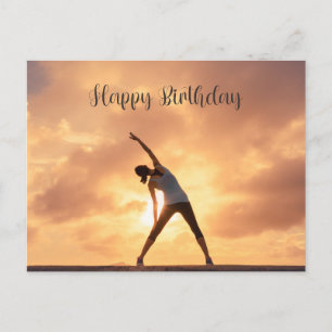 Postal Cumpleaños de yoga 