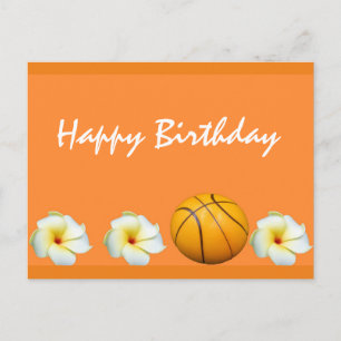 Postal Cumpleaños del baloncesto