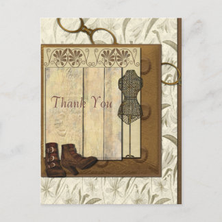 Postal Cumpleaños del collage de Steampunk del vintage