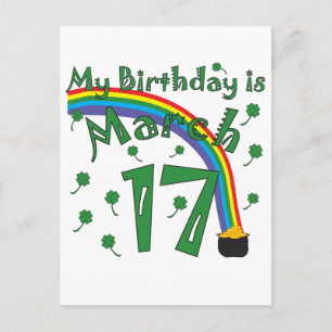 Postal Cumpleaños del Día de San Patricio