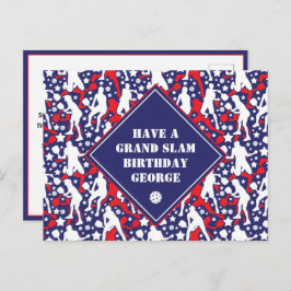 Postal Cumpleaños del Gran Slam de Baloncesto Americano
