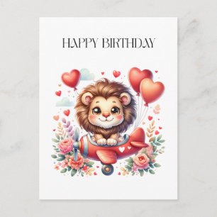 Postal Cumpleaños del León Volador