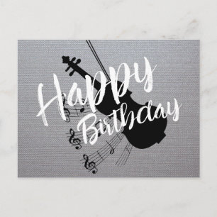 Postal Cumpleaños del músico 