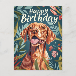 Postal Cumpleaños del Vizsla
