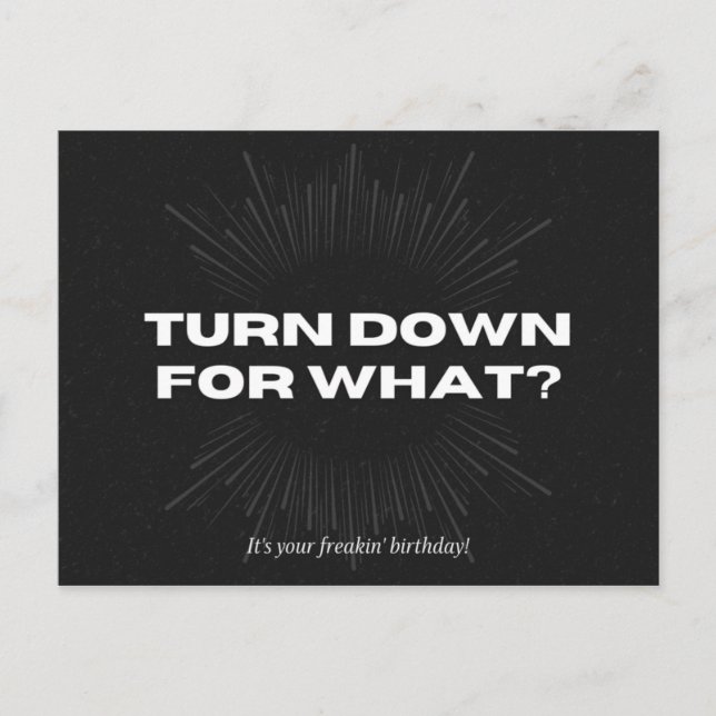 Postal Cumpleaños divertida (Anverso)