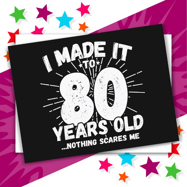 Postal Cumpleaños Divertido Cumpleaños 80 Años Meme Sarcá (Subido por el creador)