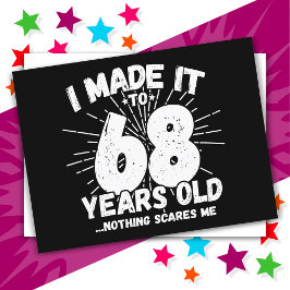 Postal Cumpleaños divertido número 68 con meme sarcástico