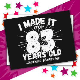 Postal Cumpleaños divertido número 83 con meme sarcástico