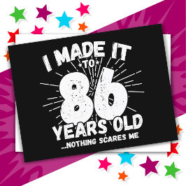 Postal Cumpleaños divertido número 86 con meme sarcástico