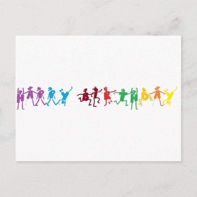 Postal cumpleaños feliz (Anverso)