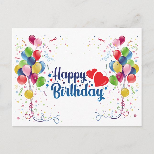 Postal cumpleaños feliz (Anverso)