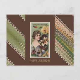 Postal Cumpleaños Feliz Bellezas Florales 43