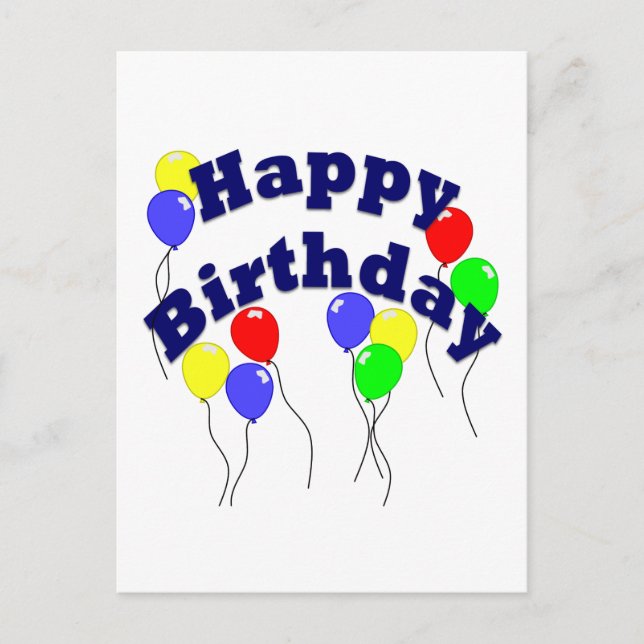 Postal Cumpleaños feliz - D2 (Anverso)