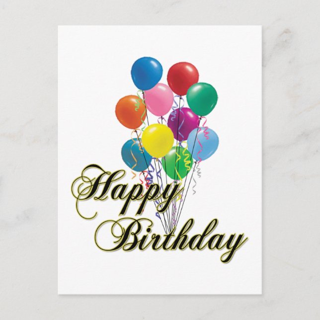 Postal Cumpleaños feliz - D4 (Anverso)