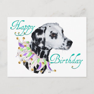 Postal Cumpleaños Feliz Dálmata
