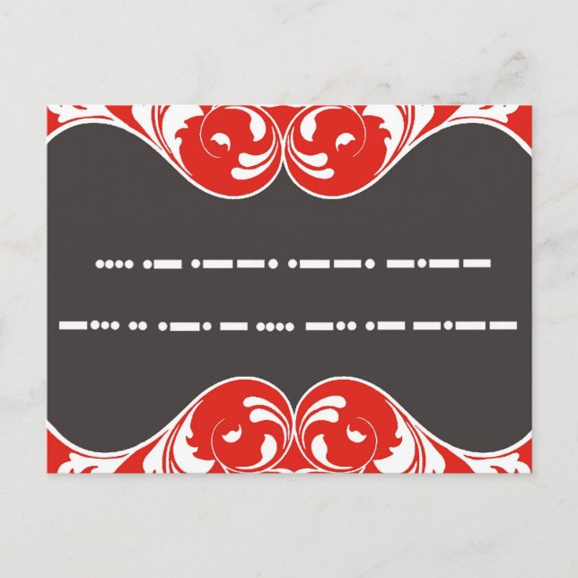 Postal Cumpleaños Feliz en Código Morse 2 (Anverso)