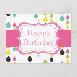 Postal Cumpleaños feliz (gotas lacrimógenas)