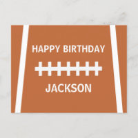 Cumpleaños Feliz Jugador de Fútbol Personalizado D