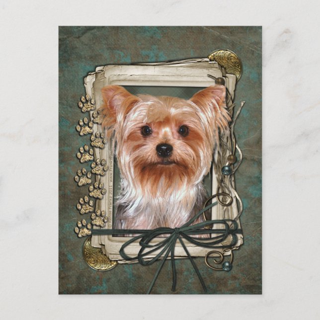 Postal Cumpleaños feliz - Rutas de piedra - Yorkshire Ter (Anverso)