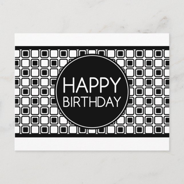Postal cumpleaños feliz (studioSquares) (Anverso)