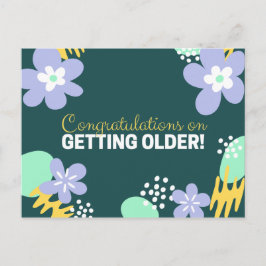 Postal Cumpleaños floral