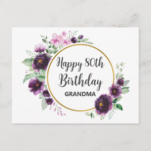 Postal Cumpleaños Floral Personalizado 