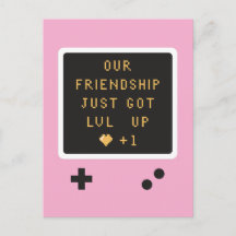 Cumpleaños Gameboy Nivel de Amistad Sube 