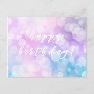 Postal Cumpleaños! Glamorosas espárragos de morado