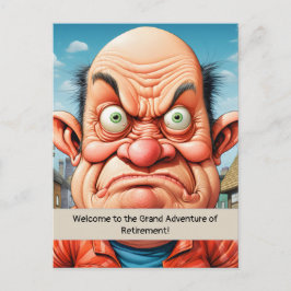 Postal Cumpleaños hito de humor de jubilación
