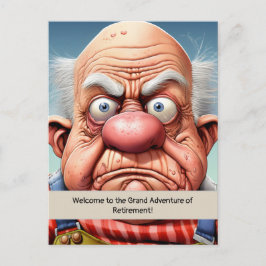Postal Cumpleaños hito de humor de jubilación