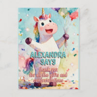Cumpleaños Infantil Animales - Lindo Unicornio 1