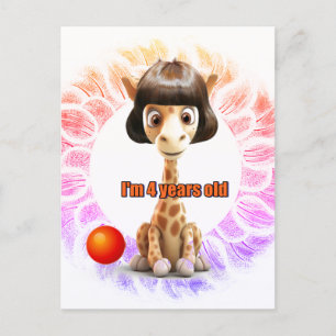 Postal Cumpleaños para niñas