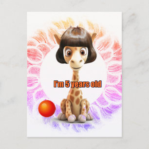Postal Cumpleaños para niñas