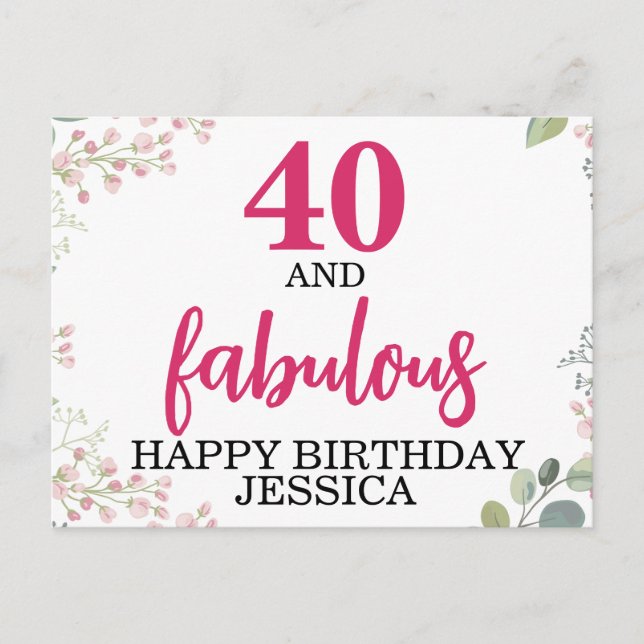 Postal Cumpleaños personalizado (Anverso)