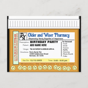 Postal Cumpleaños RX para Diversión