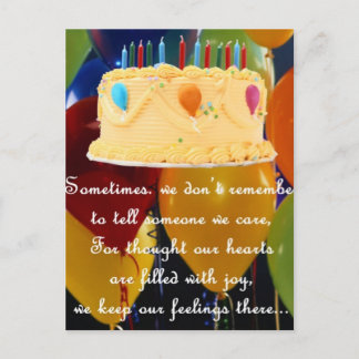 Postal Cumpleaños tardío