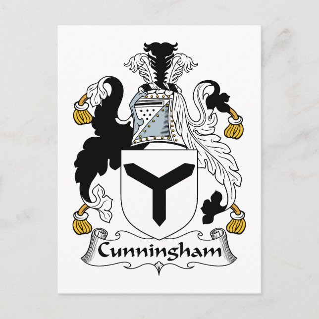 Postal Cunningham Family Crest (Anverso)