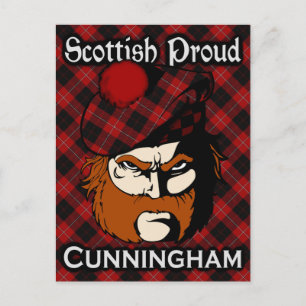 Postal Cunningham Tartan Postcard