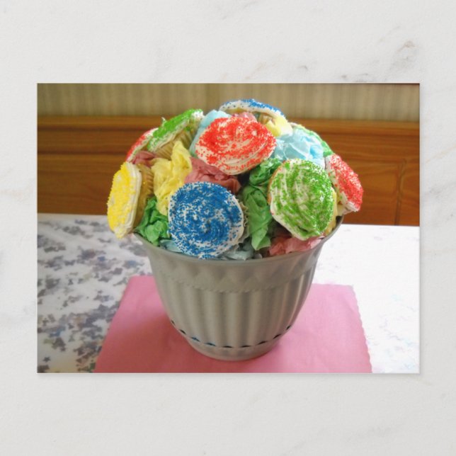 Postal Cupakes Flowerpot (Anverso)