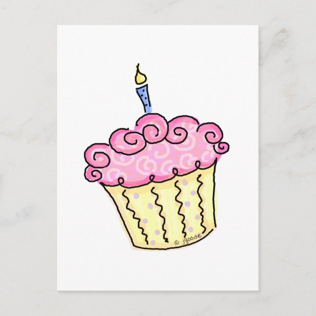 Postal Cupcake (Anverso)