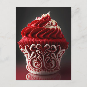 Postal Cupcake Elegante