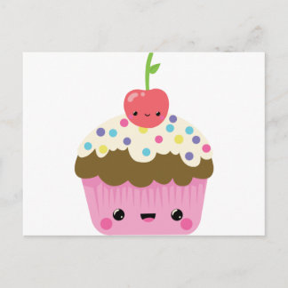 Postal Cupcake kawaii