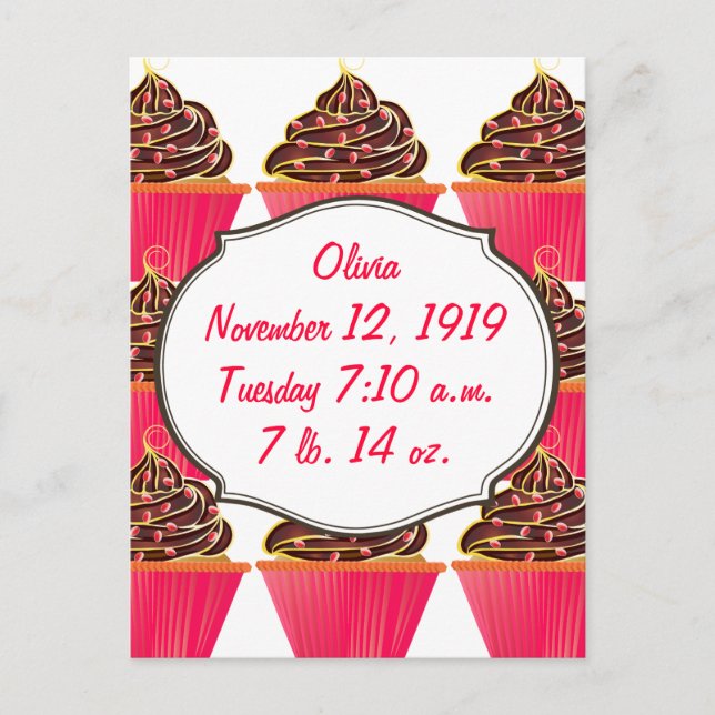 Postal Cupcakes (Anverso)