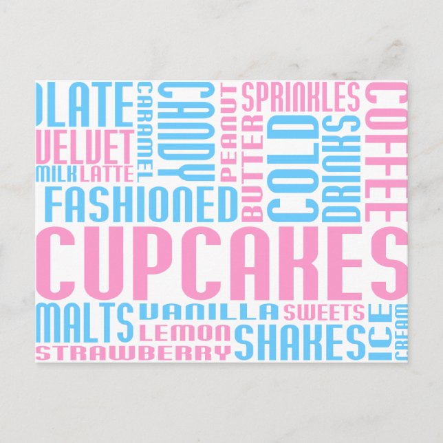 Postal cupcakes chitChat (Anverso)