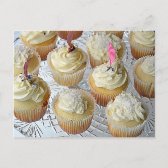 Postal Cupcakes de vainilla (Anverso)