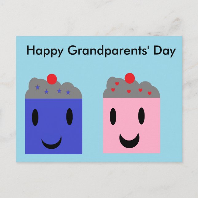 Postal Cupcakes Grandparent (Anverso)