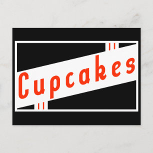 Postal cupcakes retro