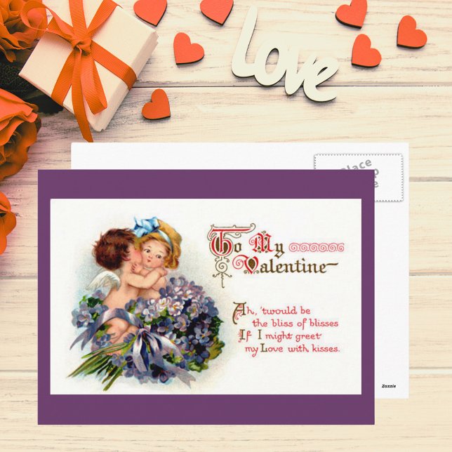 Postal Cupid Kids (Cupid Kids Postcard)