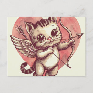 Postal Cupid Kitten
