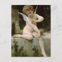 Cupido con mariposa de William Bouguereau